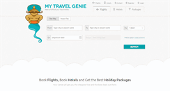 Desktop Screenshot of mytravelgenie.com